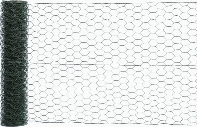 Floraworld Maschendraht-Zaun 10 x 1 m 13 mm Maschenweite anthrazit