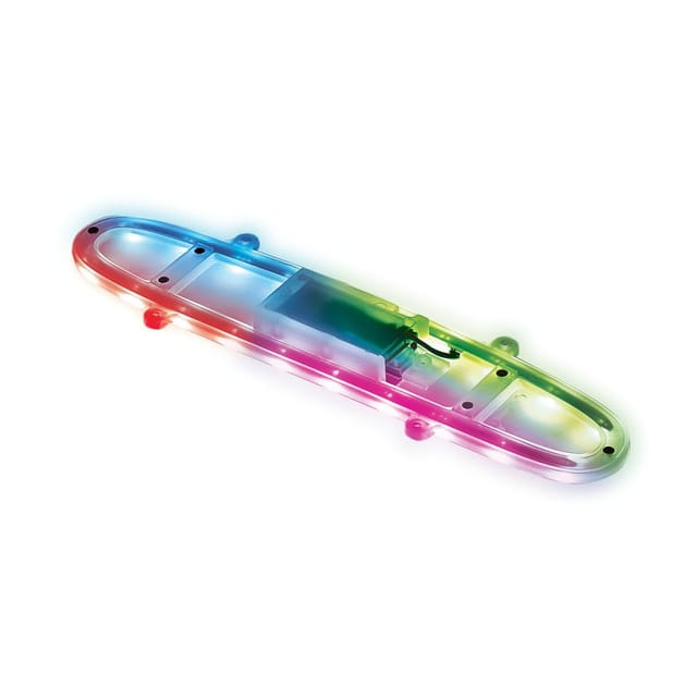 Globber Scooter für Kinder mit Leuchtrollen Ultimum Lights blau