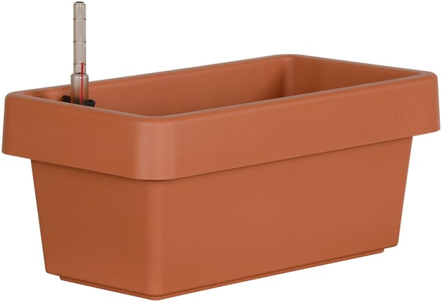 Geli Bewässerungsblumenkasten Viva Kunststoff terrakotta 40 cm