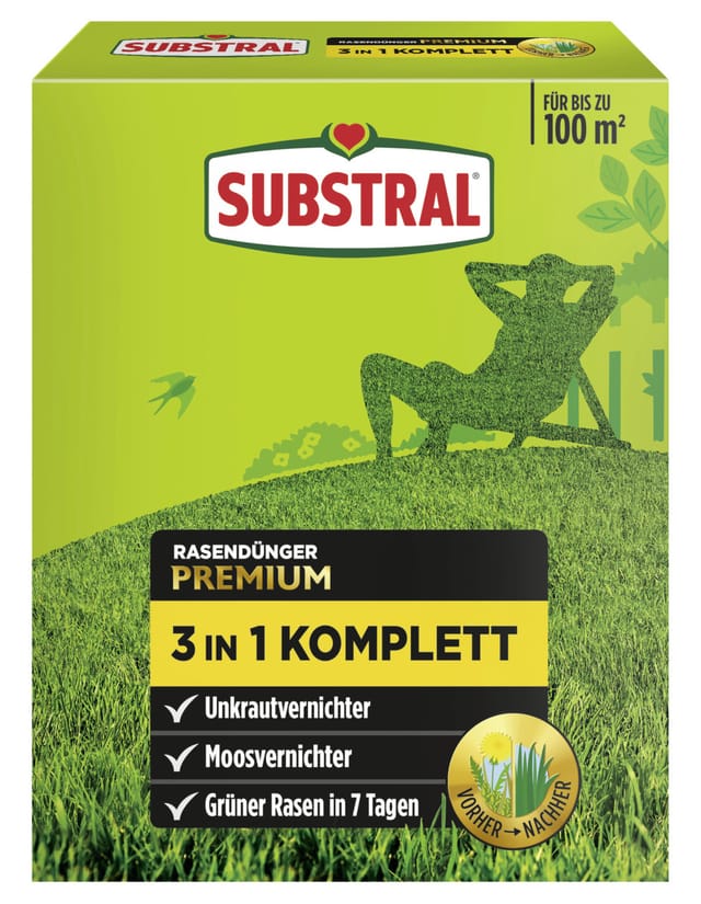 Substral Rasendünger Premium 3in1 Komplett 100 m²