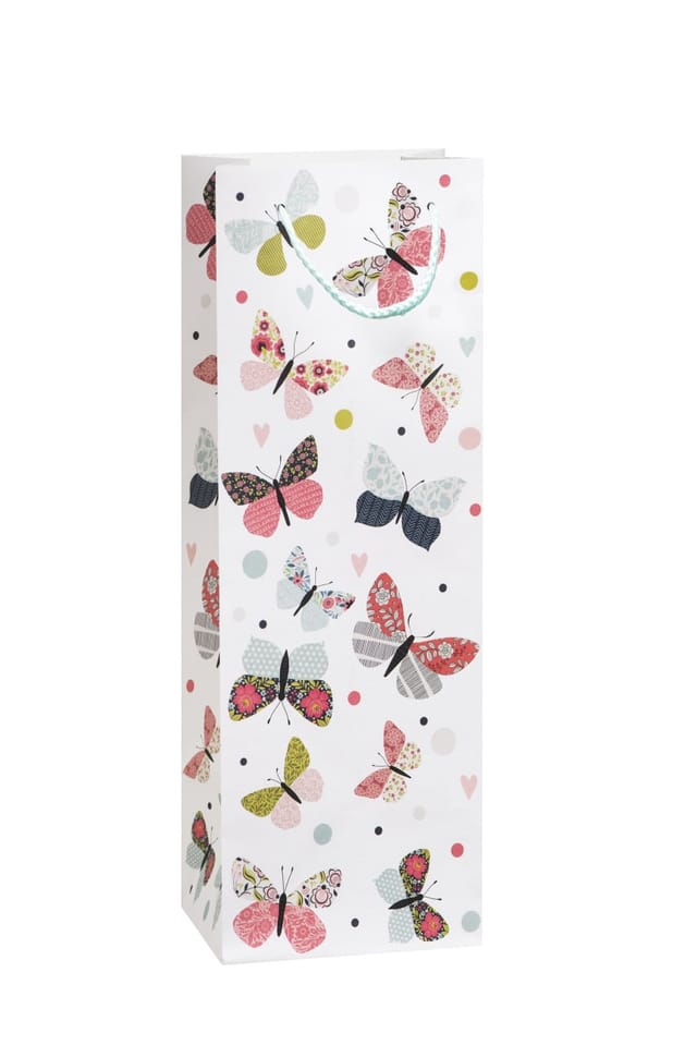 Duni Geschenktragetasche Mariposa 12 x 36 cm