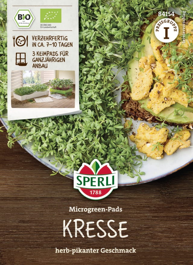 Sperli Keimsprossen BIO Microgreen 3 Pads