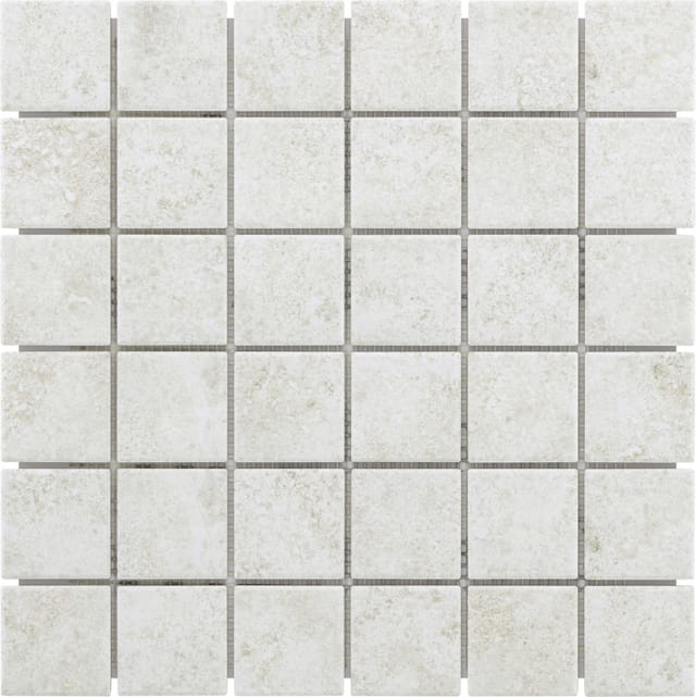 KNG Mosaikfliese rutschhemmend 29,7 x 29,7 cm travertinweiß