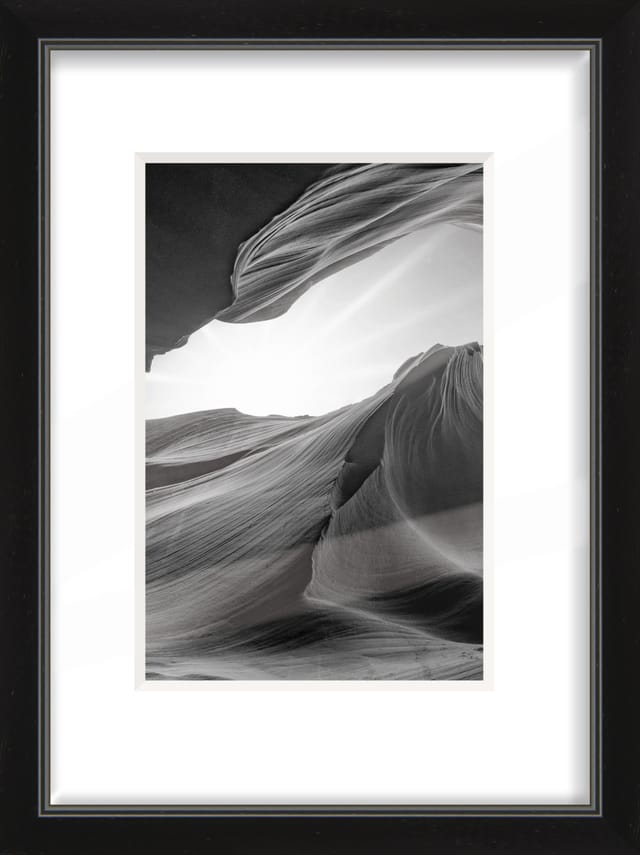 Bilderrahmen Holz Script schwarz 15 x 21 cm