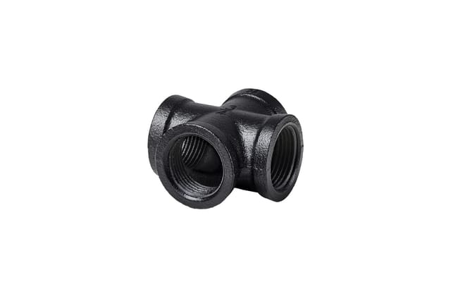 Dolle Kreuz für Pipe-Regalsystem 90° 20 mm (3/4) schwarz matt