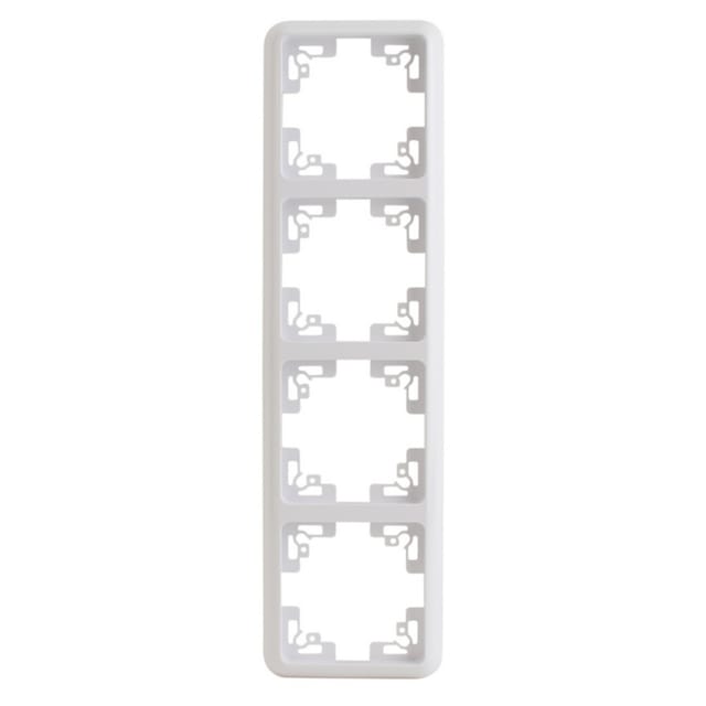 Unitec Abdeckrahmen Montreal 4-fach S502 ultraweiß
