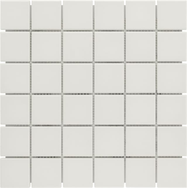 KNG Mosaikfliese rutschhemmend 29,7 x 29,7 cm creme unglasiert
