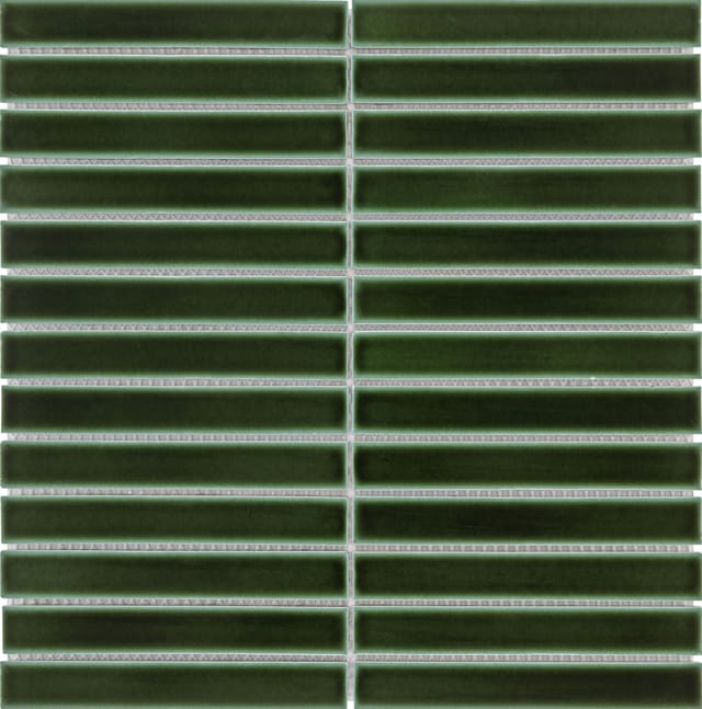 KNG Mosaikfliese Sticks 29,6 x 29,9 cm dunkelgrün