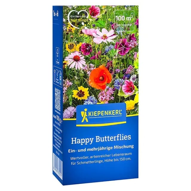 Kiepenkerl Saatgut Blumen-Mischung Happy Butterflies für ca. 100 m²