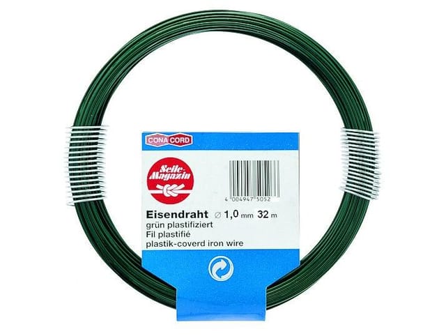 Conacord Eisendraht Ø 1 mm x 32 m grün