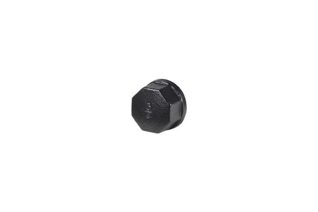 Dolle Abdeckkappe für Pipe-Regalsystem 20 mm (3/4) schwarz matt 2 Stück