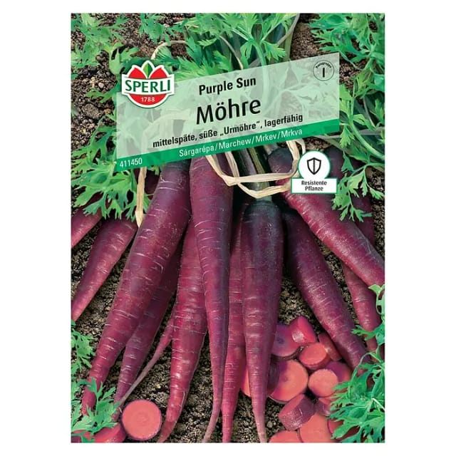 Sperli Saatgut Möhren Purple Sun F1 für ca. 1,5 – 2,1 m²