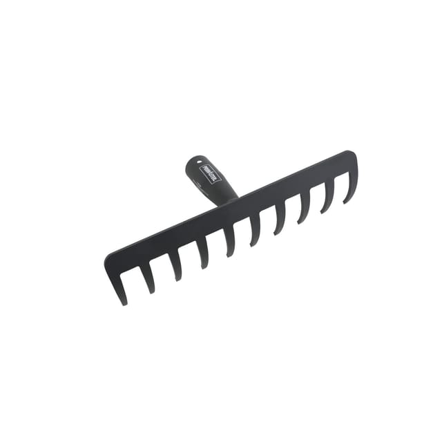 Primaster Gartenrechen 10 Zinken 25 cm Arbeitsbreite schwarz