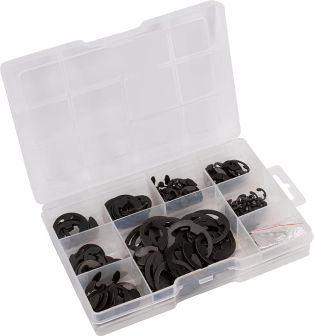 Connex Sortimentskasten E-Sicherungsringe 1,5-22 mm - 300 Stück
