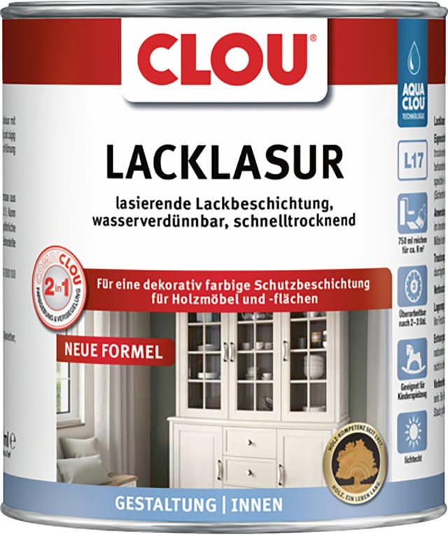 Clou Lacklasur 375 ml farblos