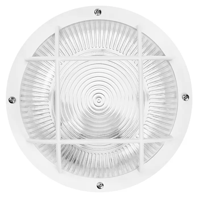 Osram LED Wandleuchte Bulkhead Essential Round E27 weiß