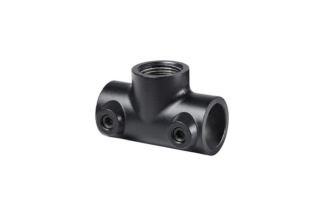 Dolle T-Verbinder für Pipe-Regalsystem 20 mm (3/4) verschiebbar schwarz matt