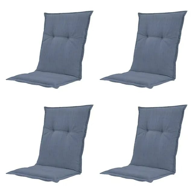 Madison Niederlehner-Auflage Basic kobalt 105 x 50 cm 4er-Set