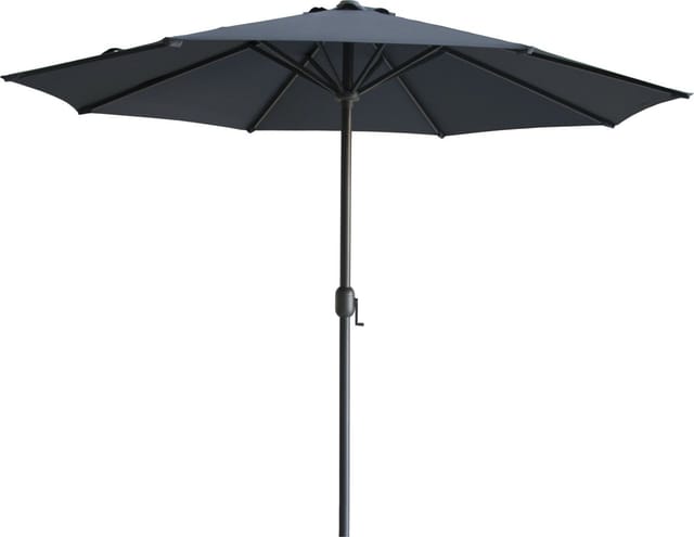 Primaster Sonnenschirm Kreta anthrazit/grau Ø 300 cm