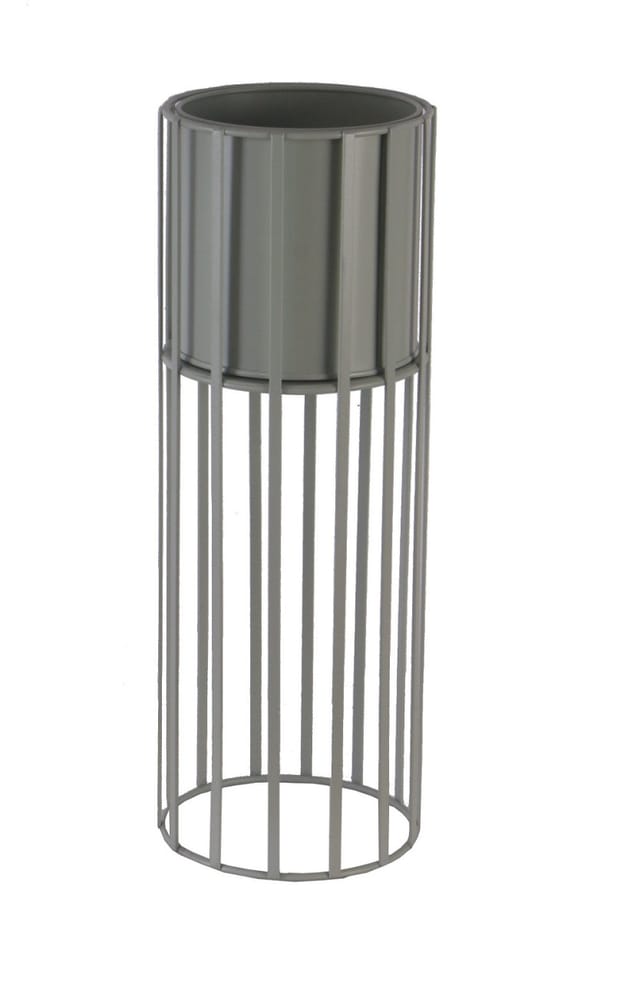 TrendLine Pflanztopf Metall Ø 14 x 40 cm weiß