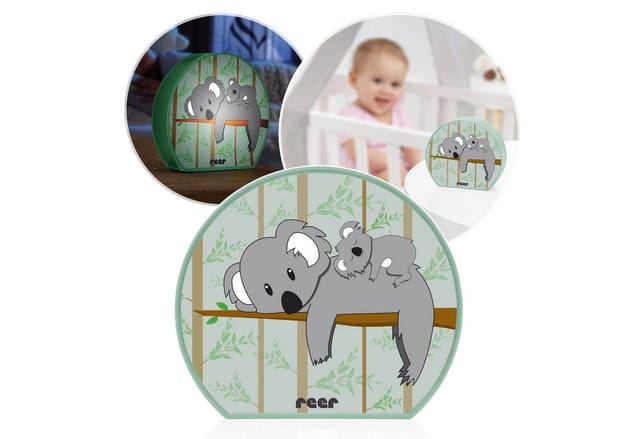 reer LED Nachtlicht MyBabyLight Koala hellgrau