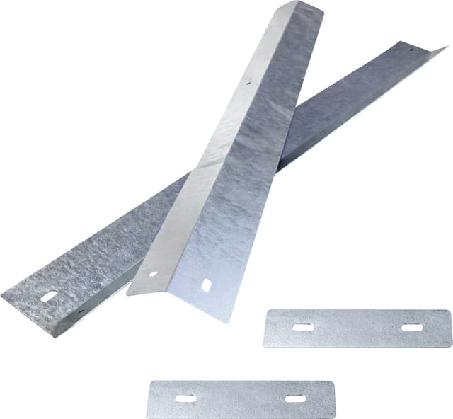 BioGreen Hochbeet Schneckenzaun Erweiterungs-Set silber 100 x 100 cm