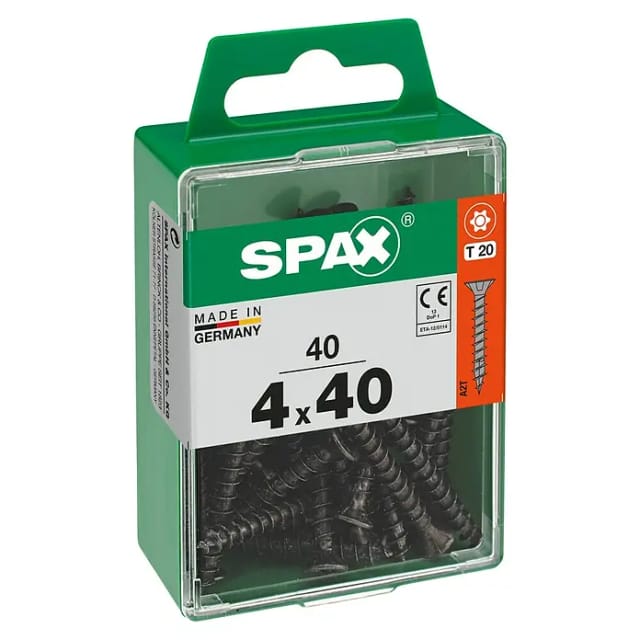 Spax Universalschrauben 4 x 40 mm T20 Vollgewinde - 40 Stk.