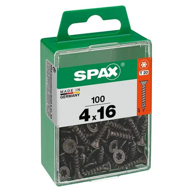 Spax Universalschrauben 4 x 16 mm T20 Vollgewinde - 100 Stk.