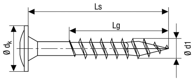 Spax Tellerkopfschrauben 8.0 x 80 mm TX 40 - 1 Stk.