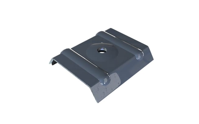Weckman Kalotten Trapez 26/49 100 Stk. anthrazit