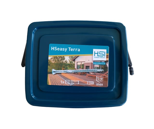 HSeasy Terra Terrassenschrauben TX 25 Ø 5,0 x 60 mm - 200 Stk.