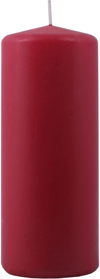 Diana Candles Stumpenkerze rubinrot Höhe 20 cm, Ø 6,8 cm
