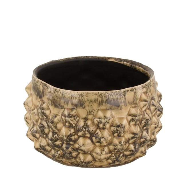 Dijk Pflanzgefäß Ø 17 x 10 cm beige
