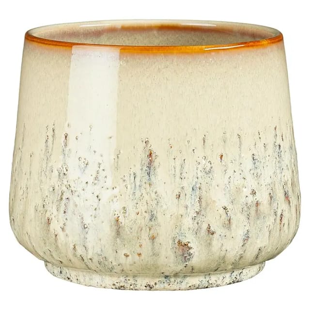 Mica Decorations Topf Mylo ceramic 16 x 19 cm beige