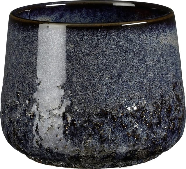 Mica Decorations Topf Mylo ceramic 11 x 13,5 cm blau