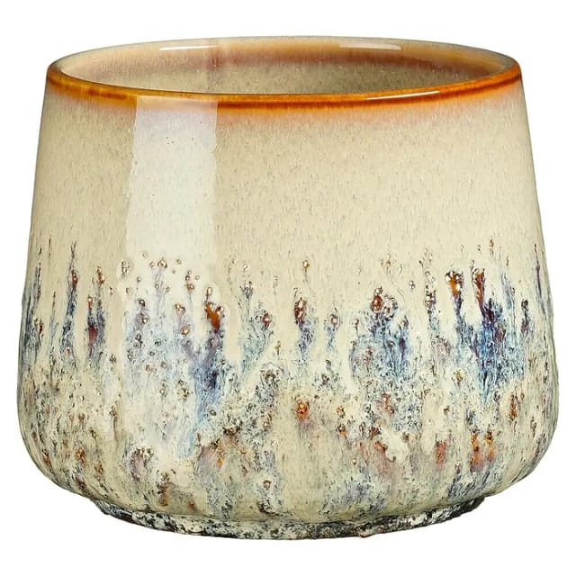 Mica Decorations Topf Mylo ceramic 13 x 16 cm beige