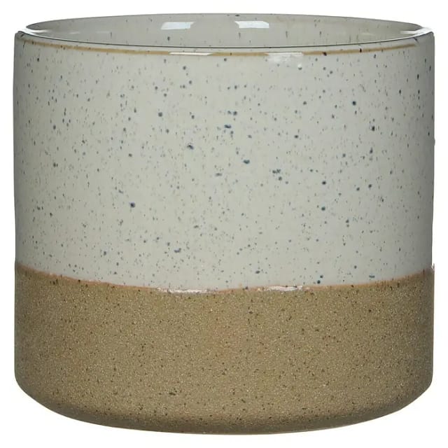 Mica Decorations Topf Lago ceramic 14,5 x 16 cm weiß