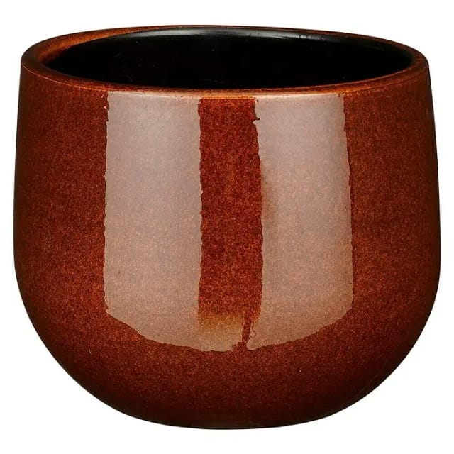 Mica Decorations Topf Pablo ceramic 14 x 16 cm braun