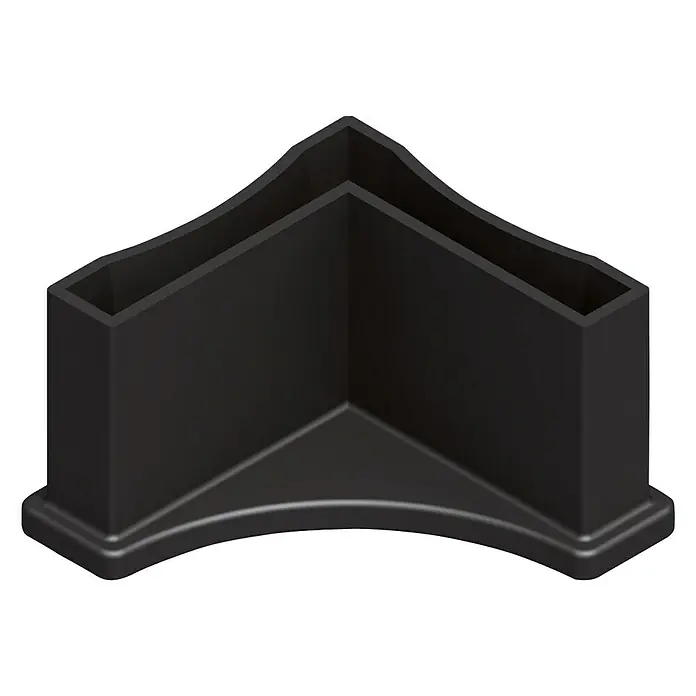 alfer Regalfuß 35.5 mm 35.5 mm PVC (Kunststoff) glatt schwarz