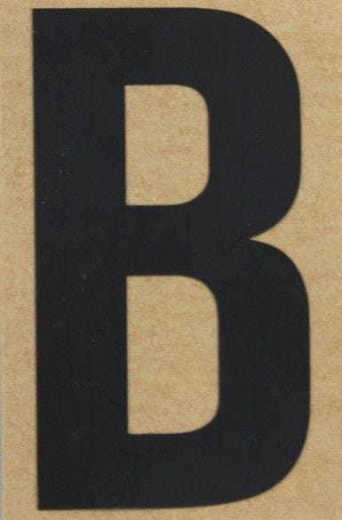 Conacord Klebebuchstabe B 65 x 100 mm
