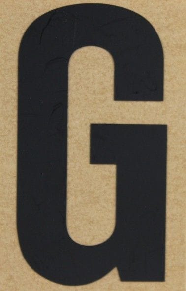 Conacord Klebebuchstabe G 65 x 100 mm