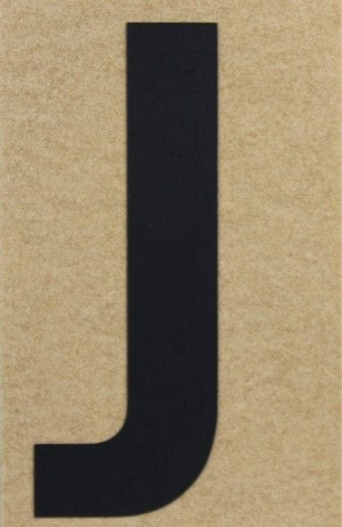 Conacord Klebebuchstabe J 65 x 100 mm
