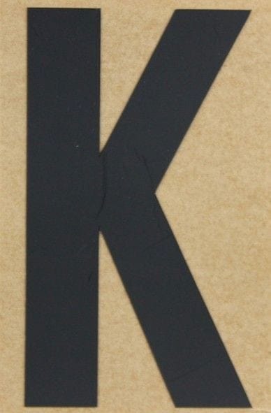 Conacord Klebebuchstabe K 65 x 100 mm