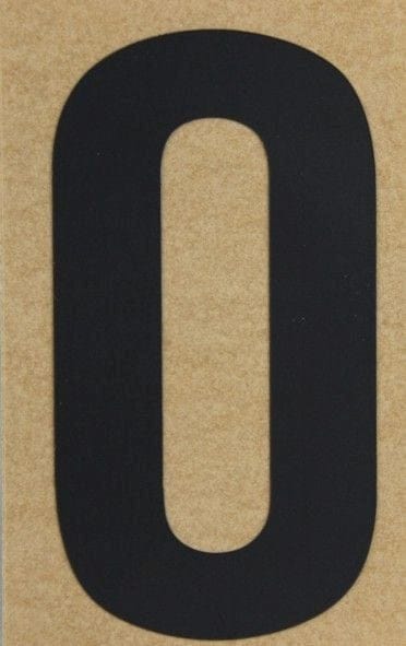 Conacord Klebebuchstabe O 65 x 100 mm