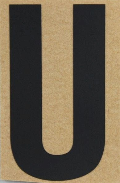 Conacord Klebebuchstabe U 65 x 100 mm
