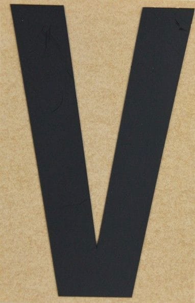 Conacord Klebebuchstabe V 65 x 100 mm