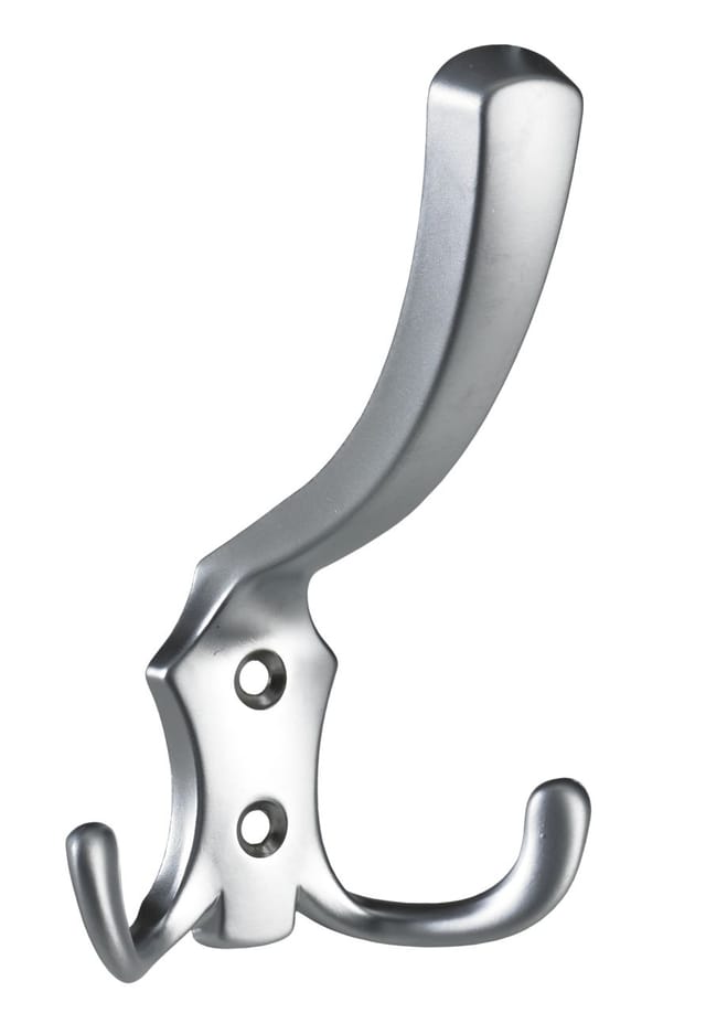 Hettich Hut- und Mantelhaken 12,5 x 7,7 x 7,5 cm Aluminium-Optik - 1 Stück