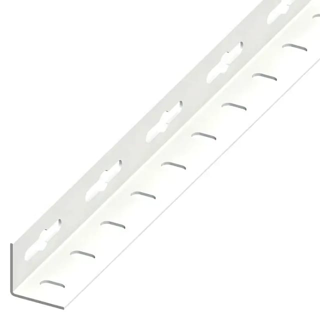 alfer Winkel 2.5 m, 23.5 x 23.5 mm Stahl beschichtet weiss