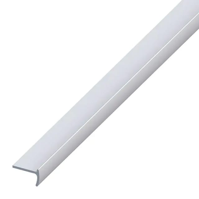 alfer Griff-Profil 1 m, 18 x 12 x 2 mm Aluminium eloxiert silber