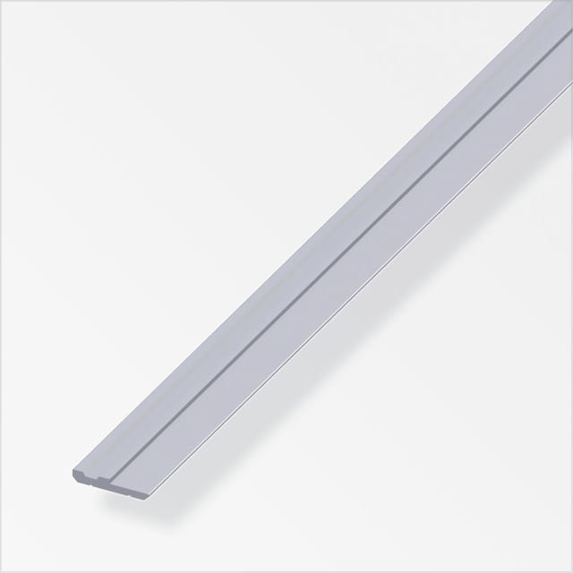alfer Träger-Profil, einseitig 1 m, 19.5 x 2.1 x 10 mm Aluminium roh blank